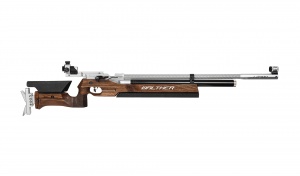LG400 with wooden stock for rest shooting M (mechanical trigger), Universal stock right/left